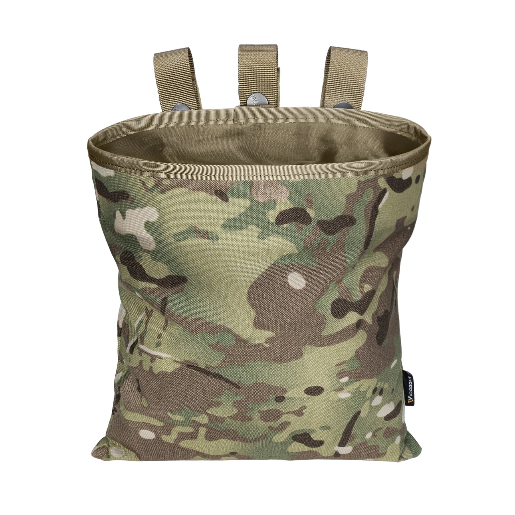 IDOGEAR MOLLE Hunting Gear Drawstring Tactical Mag Recovery Pouch Bag Dump Pouch Magazine Recycling Pouch