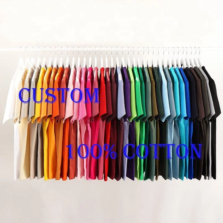 Dry Quick 100% cotton T Shirt Custom Men 230 Gsm t Shirt Custom Cotton  T Shirt