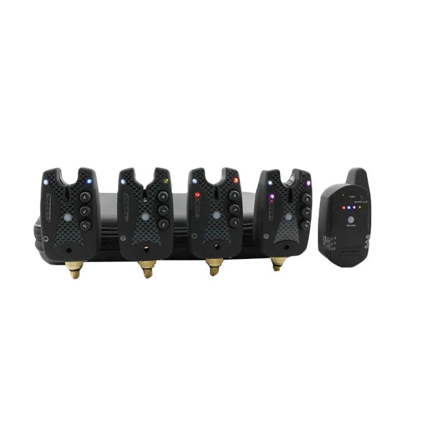 JZH-RF998A 4+1 Night Light Anti-theft Wireless Carp Fishing Bite Alarm