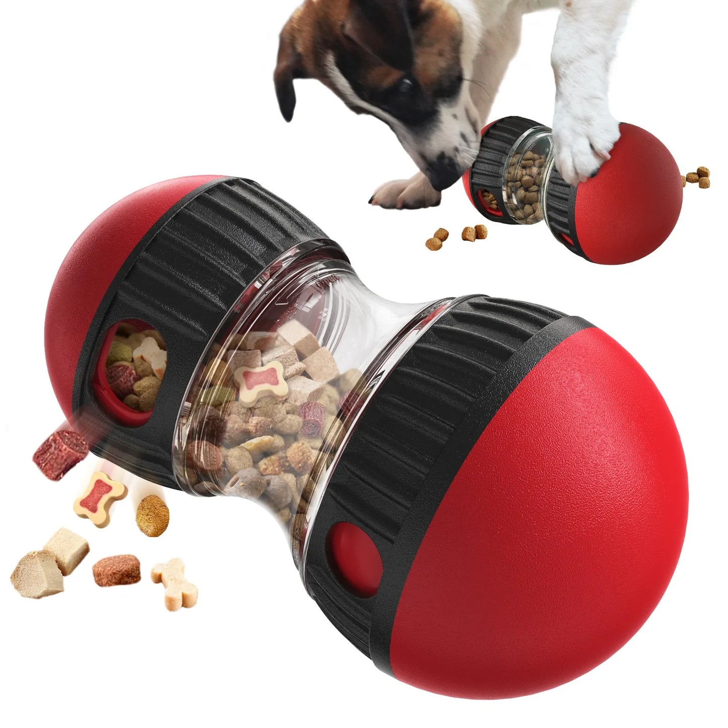 Factory Wholesale Direct Sale Puzzle Exercise Rolling  Indoor Pet Training Toys Smart Slow Feeding Toys  for Pet Cat Dog Toys