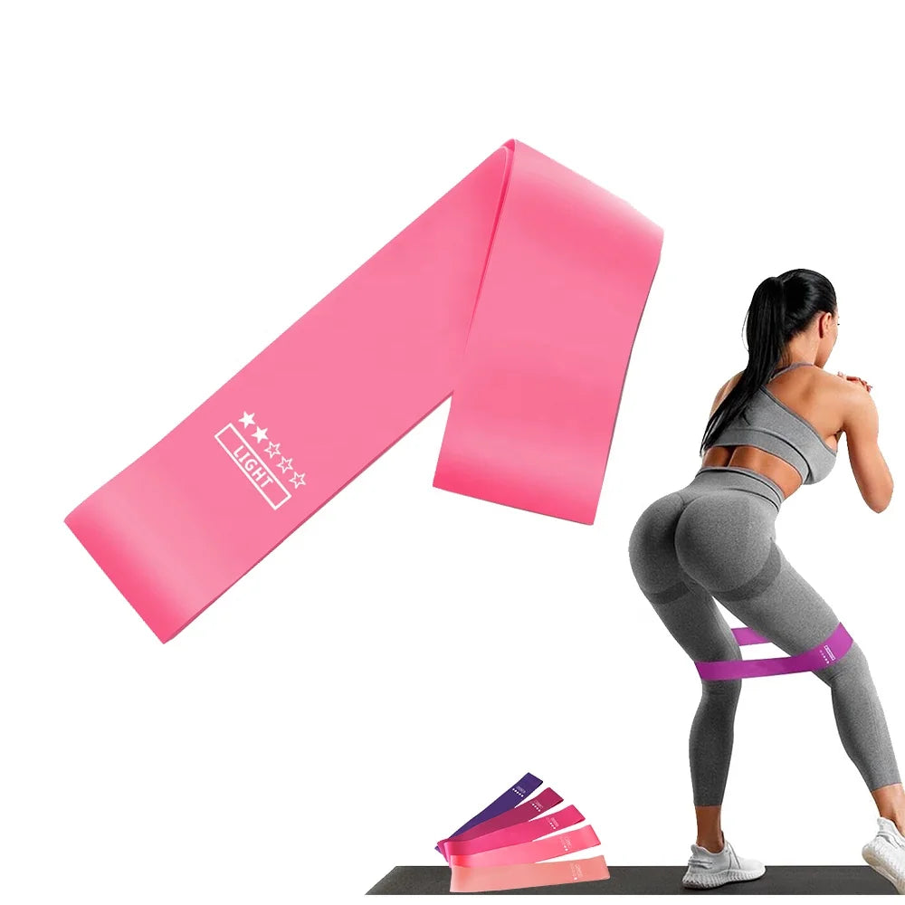 Latex 100% Natural Latex Elastic Loop Exercise Resistance Bands 10-15lbs Durable for Yoga Physical Therapy Workout Gym Fitnes