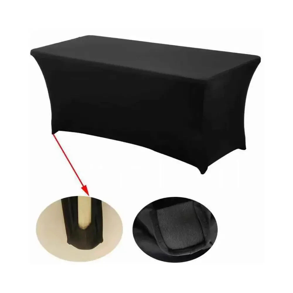 4ft/6ft/8ft Table Cloth Trade Show Custom Drape Table Cover With Full Color Logo Printed Advertising Banner
