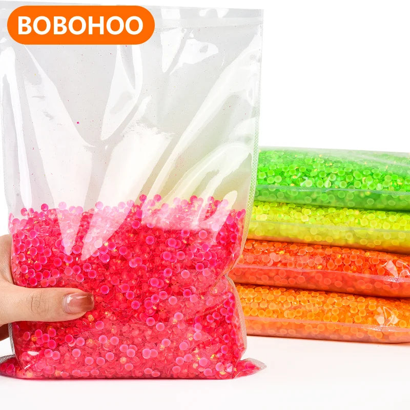 BOBOHOO SS6-SS30 100gross Neon Opal Glass Mocha Color Rhinestones for in Stock Nail Art