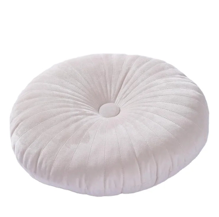 Handmade Velvet Small Pumpkin Cushion Personalized Knitted Round Chair Cushion at Factory Price