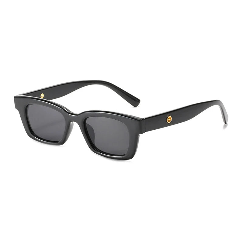 Luxury Rectangle Sunglasses for Women New Designer Brand Ladies Sun Glasses with PC Frame