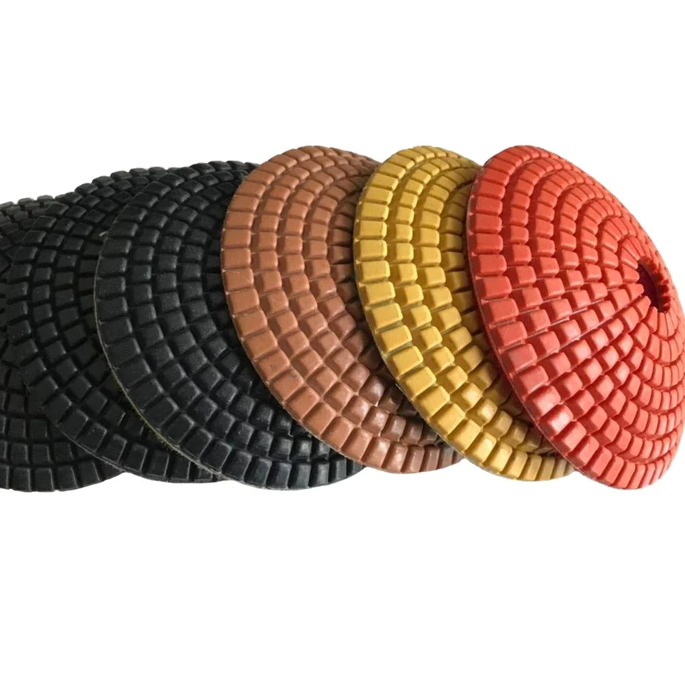Factory Direct Sell Tools 4inch 100mm Diamond Convex Granite Polish Pads