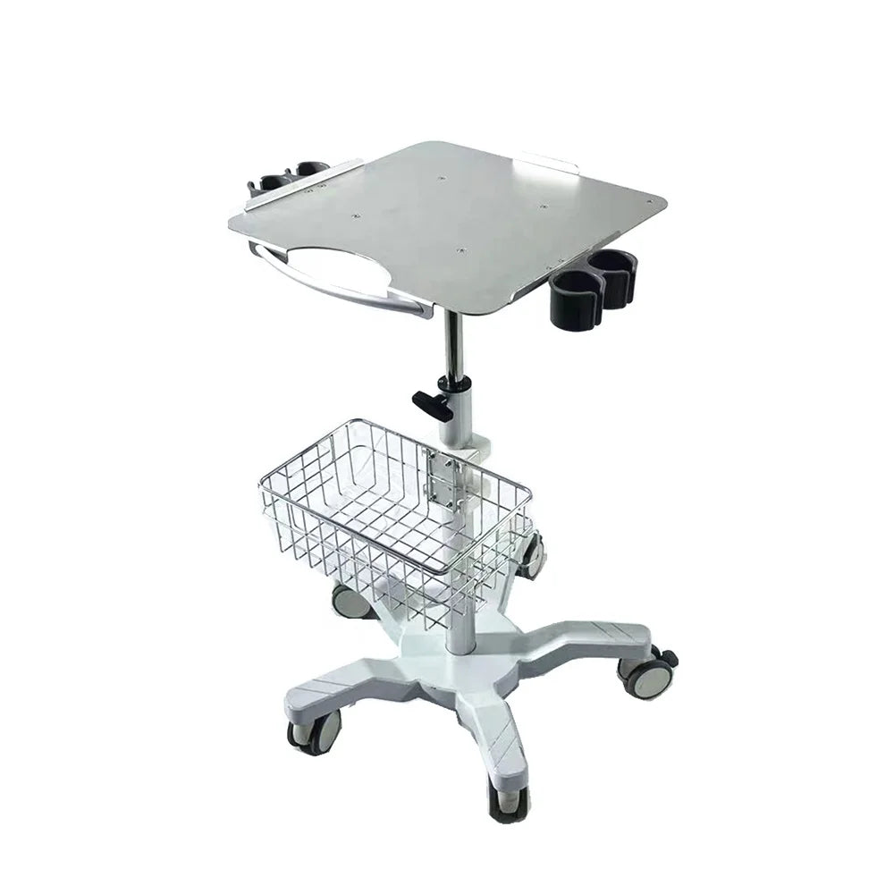 Customizable Logo B Ultrasound Scanner Machine Height Adjustable Veterinary Monitoring Device Aluminum Trolley Cart Mobile St