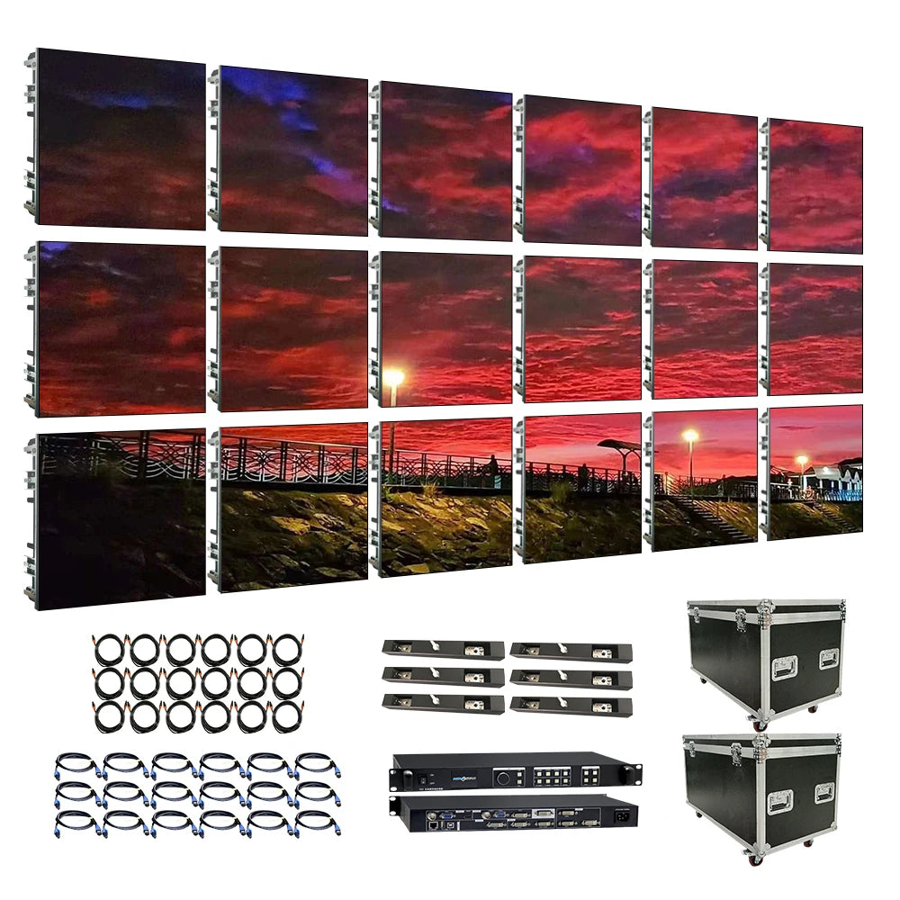 RAYBO OptiFlex Series Outdoor LED Display P3.91 Waterproof IP65 LED Video Wall Suitable for Rental Event Stage Backdrops