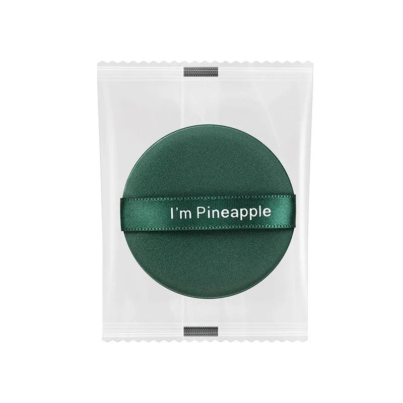 Air Cushion Puff in Candy Bag Pineapple Pie Dry and Wet Customized Cosmetic Makeup Powder Puff