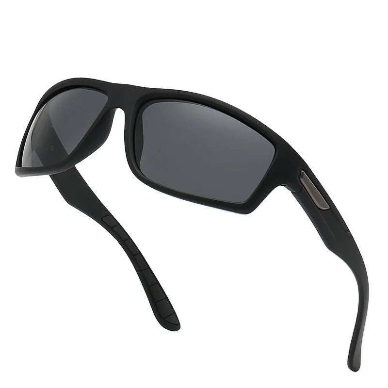 Fashion Cross-border Polarized Foreign Selling Wholesale Sunglasses Personalized Women's Men's Sports Black Black TR90 Frames