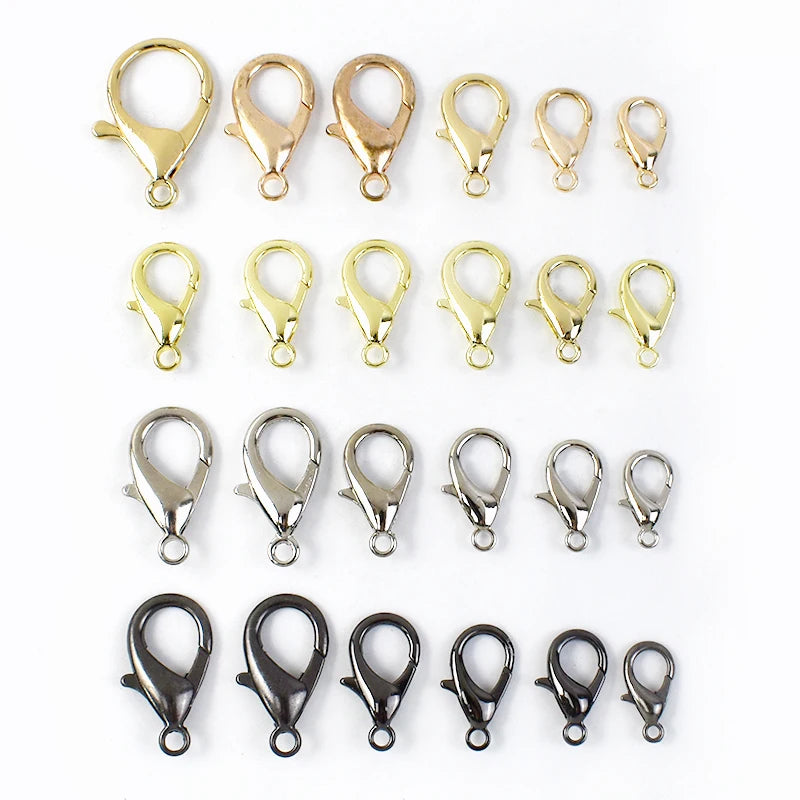 Meetee BK410 18mm Bag Hardware Sewing Accessories Metal Clasp Alloy Swivel Lobster Buckle Clasp Hook Buckles