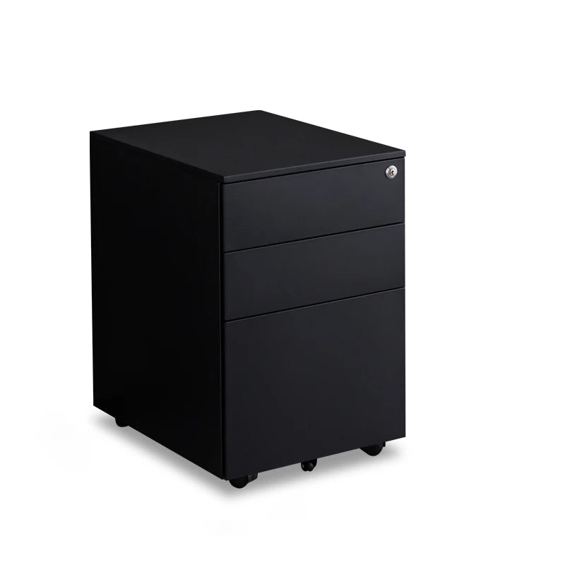 Cabinet Drawer Mobile File Pedestal Metal Filing Drawers Office Black Lock Steel Pedestalmobile Storage Whuthslides Lateral