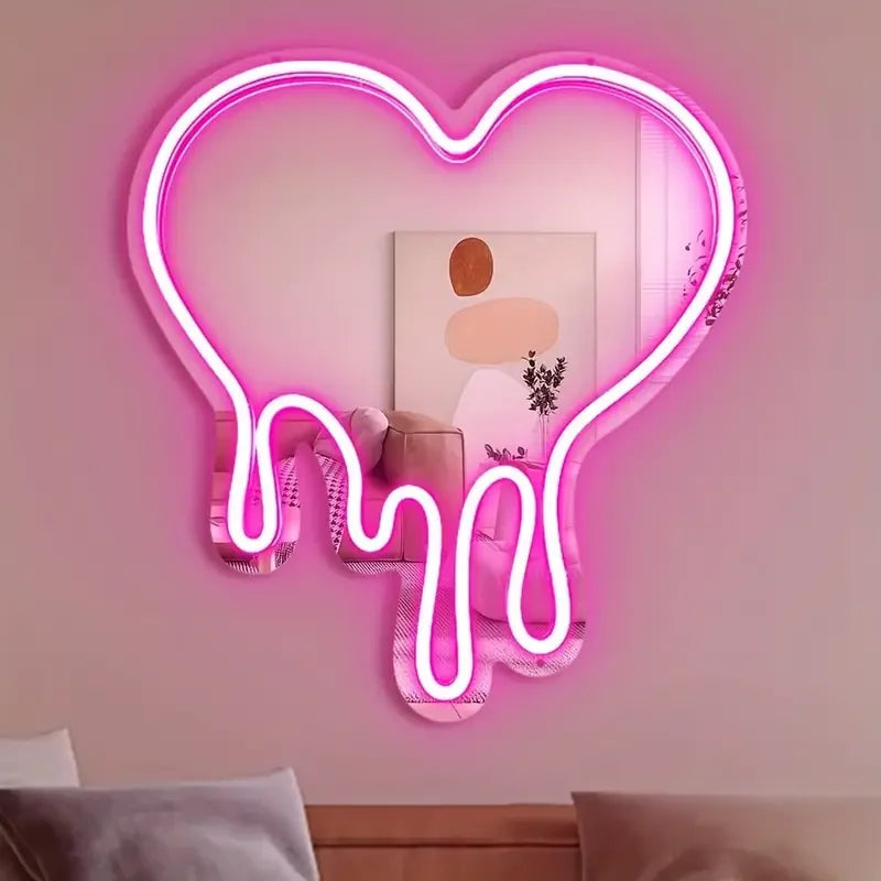 Rebow Dropshipping Flexible Love Til Death Neon Lights Sign Led Custom for Wedding Custom Pink Love