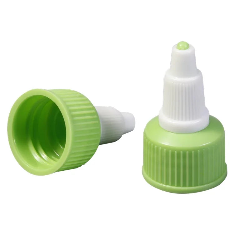 Sharp-Pointed Non-Spill Plastic Mouth Cap for Bottles Push-Pull Type Food Grade