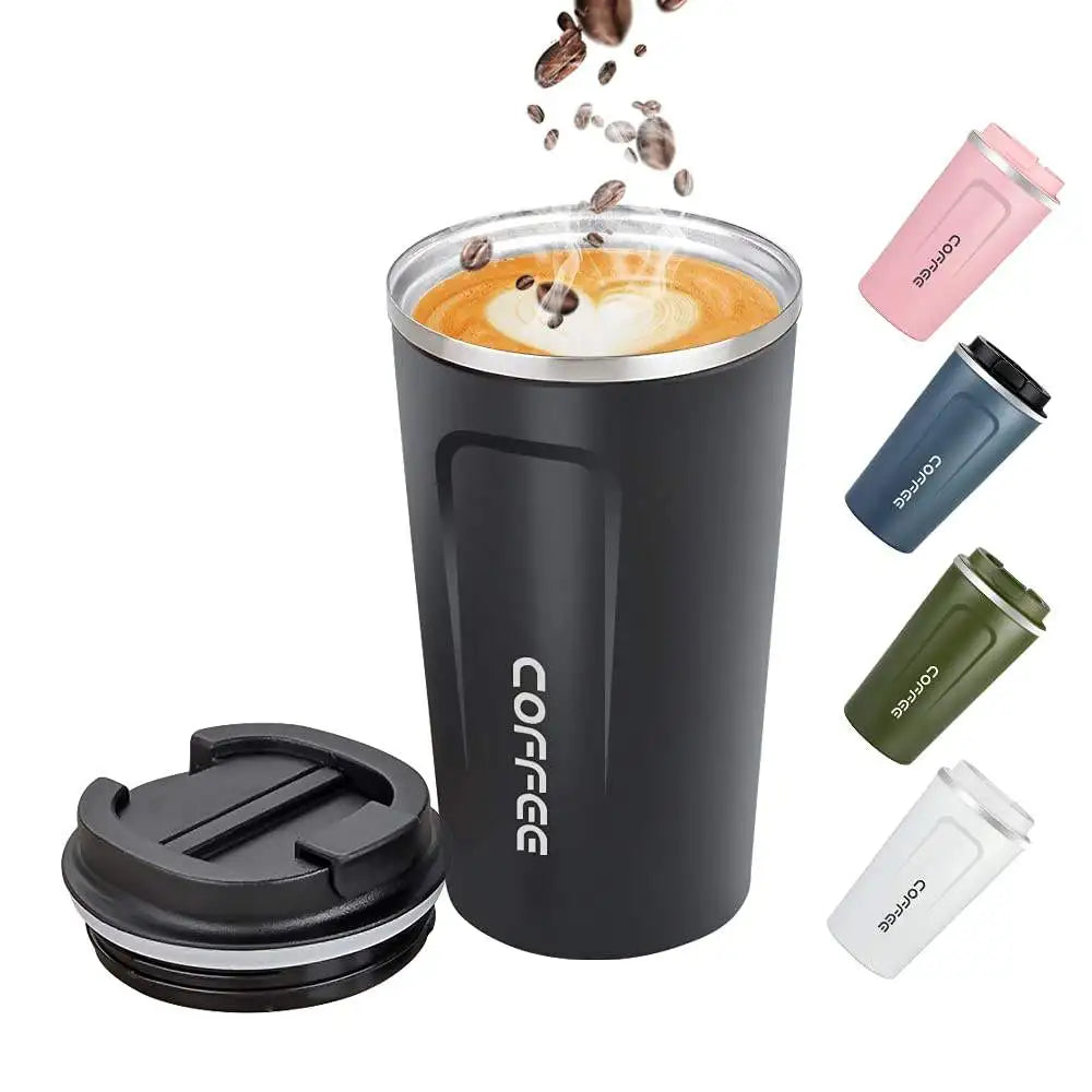 Custom Logo 510ML Double-Walled Stainless Steel Tumblers Smart LED Temperature Display Travel Vacuum Insulated Coffee Mugs Cu