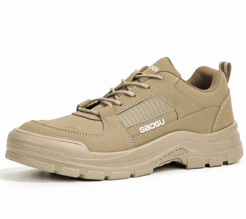 JIANKUN Men's  Comfortable Safety Shoes Casual Fashion Anti- Smashing Anti-puncture Rubber Outsole Safety Working Shoes OEM