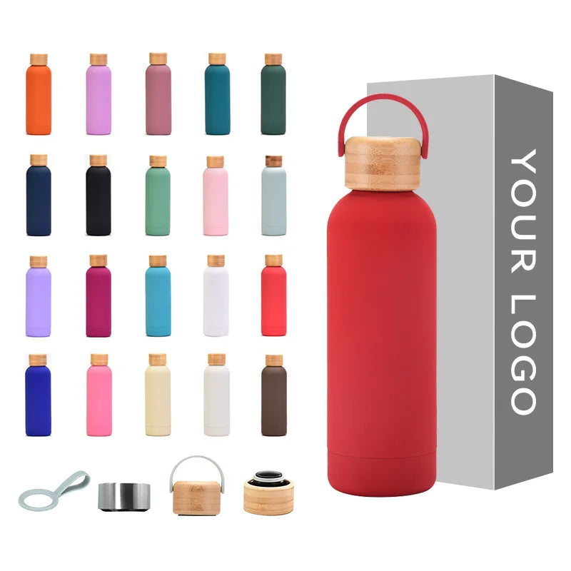Best Price Sports Drink Water Bottle With Custom Logo Double Wall Stainless Steel Water Bottle With Lid  Flask Bottle