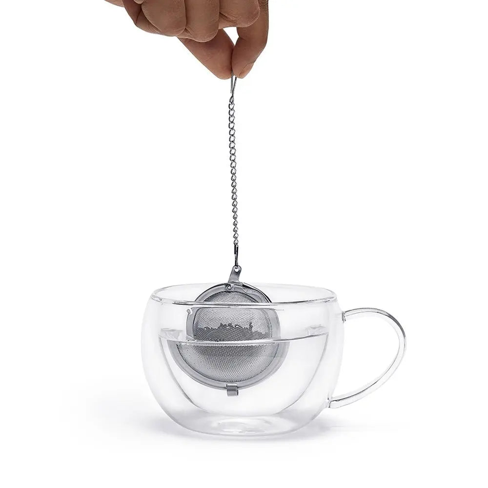 2.1 Inch 5.5cm Cute PSC Premium Eco-Friendly Stainless Steel Tea Infuser Floral Mesh Tea Strainer Flavoring Herbal Tea Tool