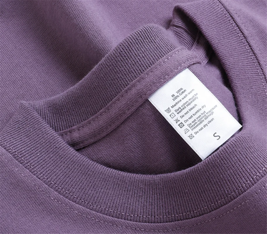 230g Oversized Heavy Weigh T-shirt 100% Cotton Shirts Short Sleeve Crew Neck Tees Men