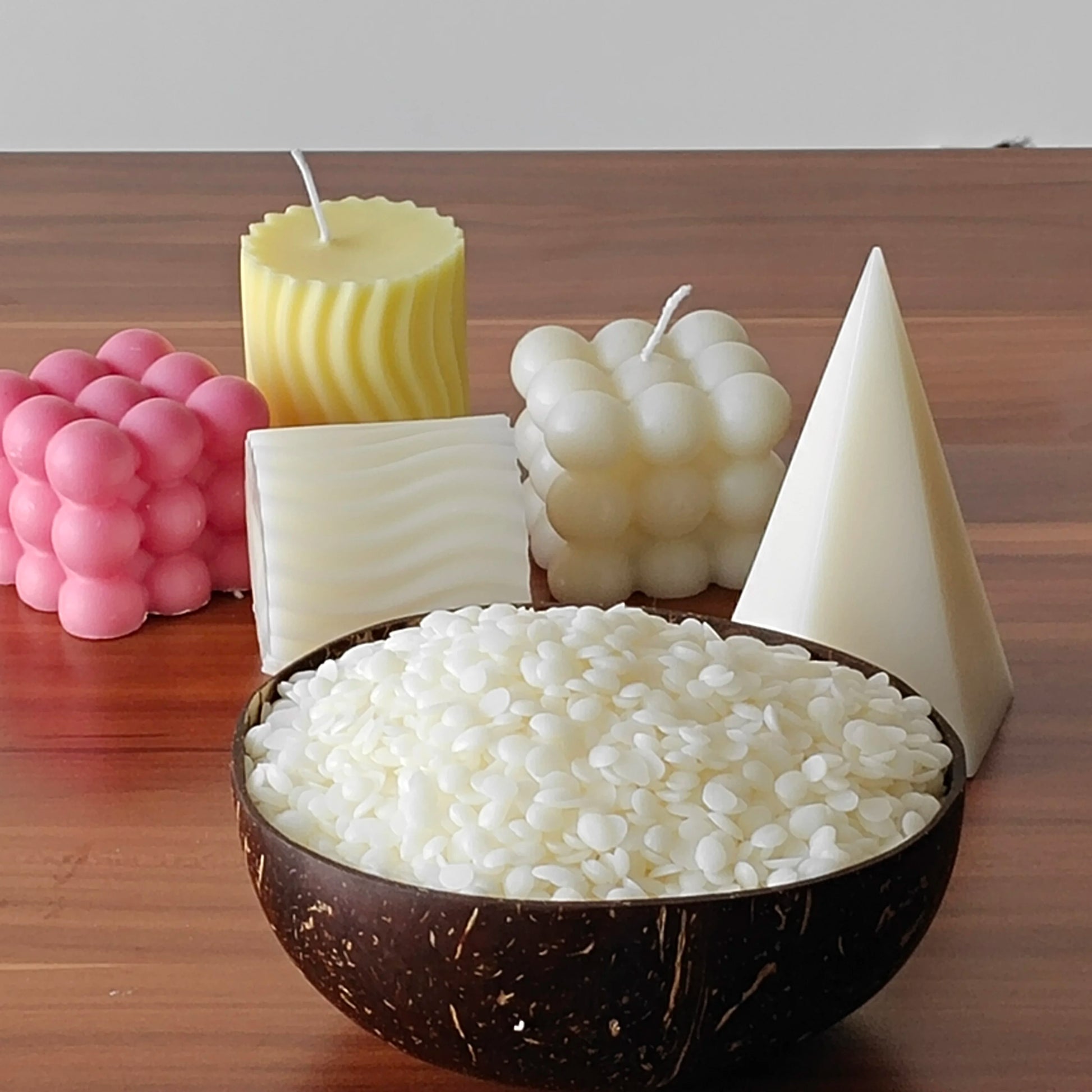 Wholesale Pillar Soya Wax for Candle Making Natural Soy Candles Wax Granules