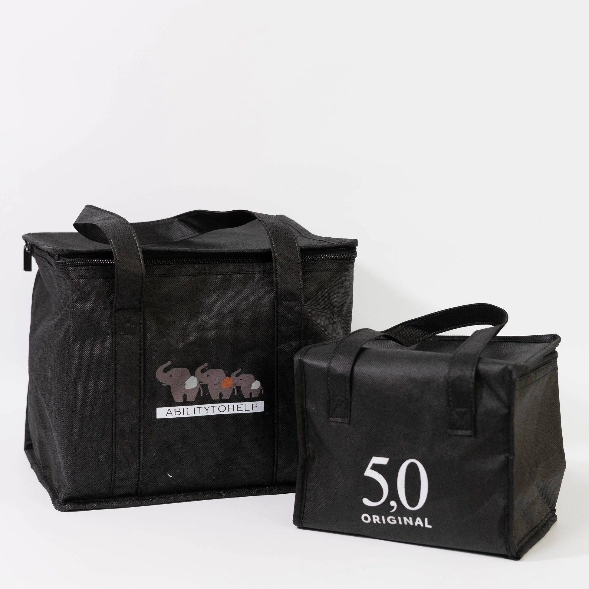 Wholesale Custom Logo Reusable Grocery Thermal Insulation Bag Non-Woven Insulated Lunch Cooler Food Cooler Bag