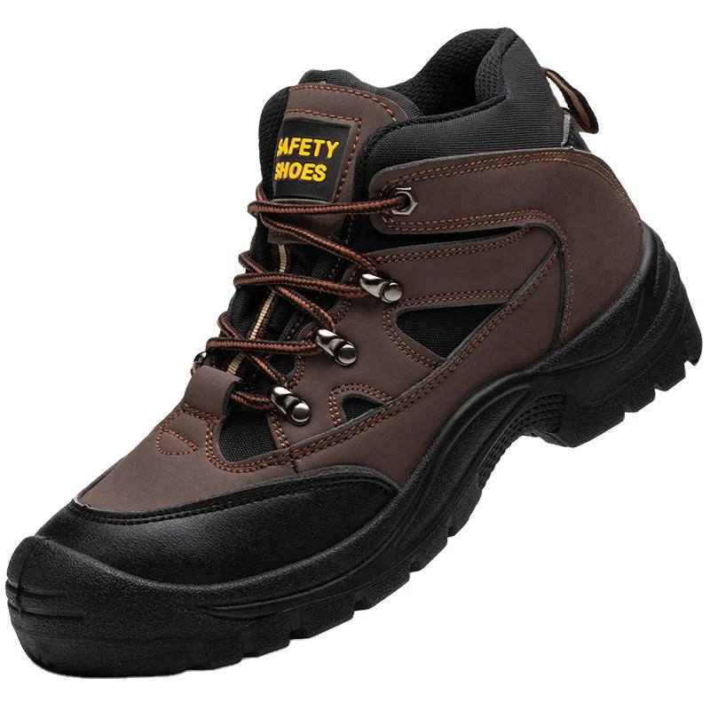 AMAWEI Safety Shoes Indestructible Steel Toe Shoes Work Safety Shoes HD011