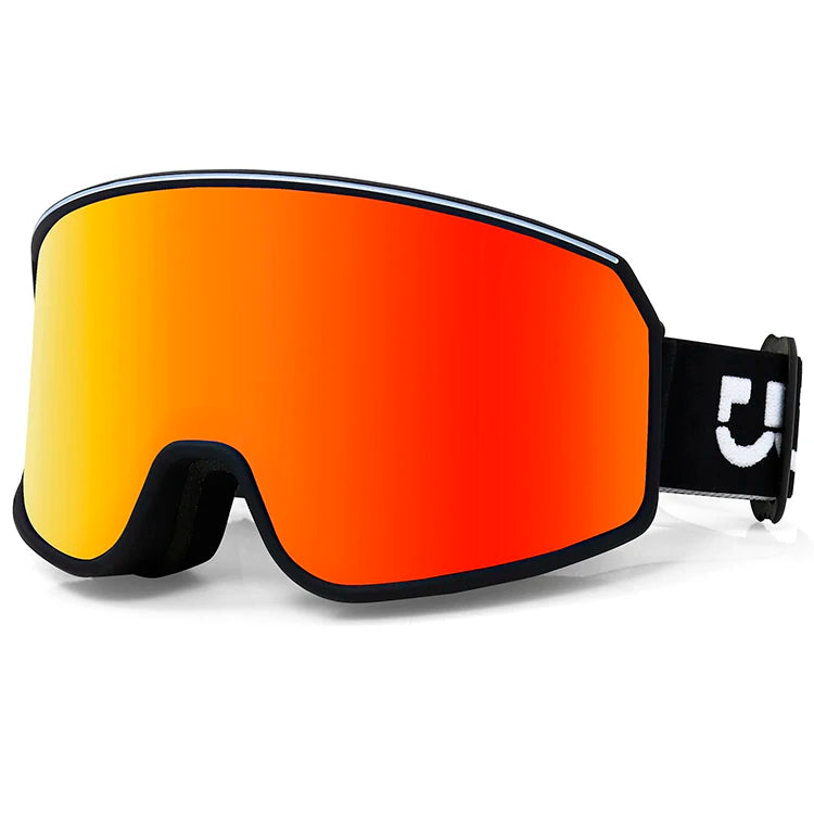 Ski Goggles PC Frame Mirror Polarized Lens UV400 Protection Skiing Snow Sports Eyewear OEM Snowboard Safety Glasses Custom Lo