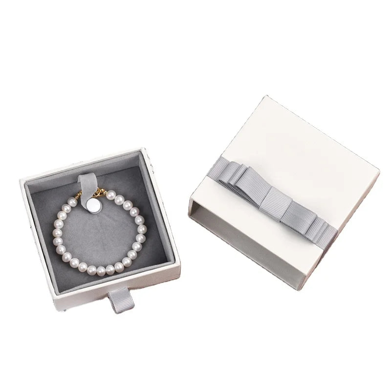 Custom Logo Printed Paper Packaging Boxes Cardboard Shipping Jewelry Drawer Packaging Gift Box and Bag for Small Business