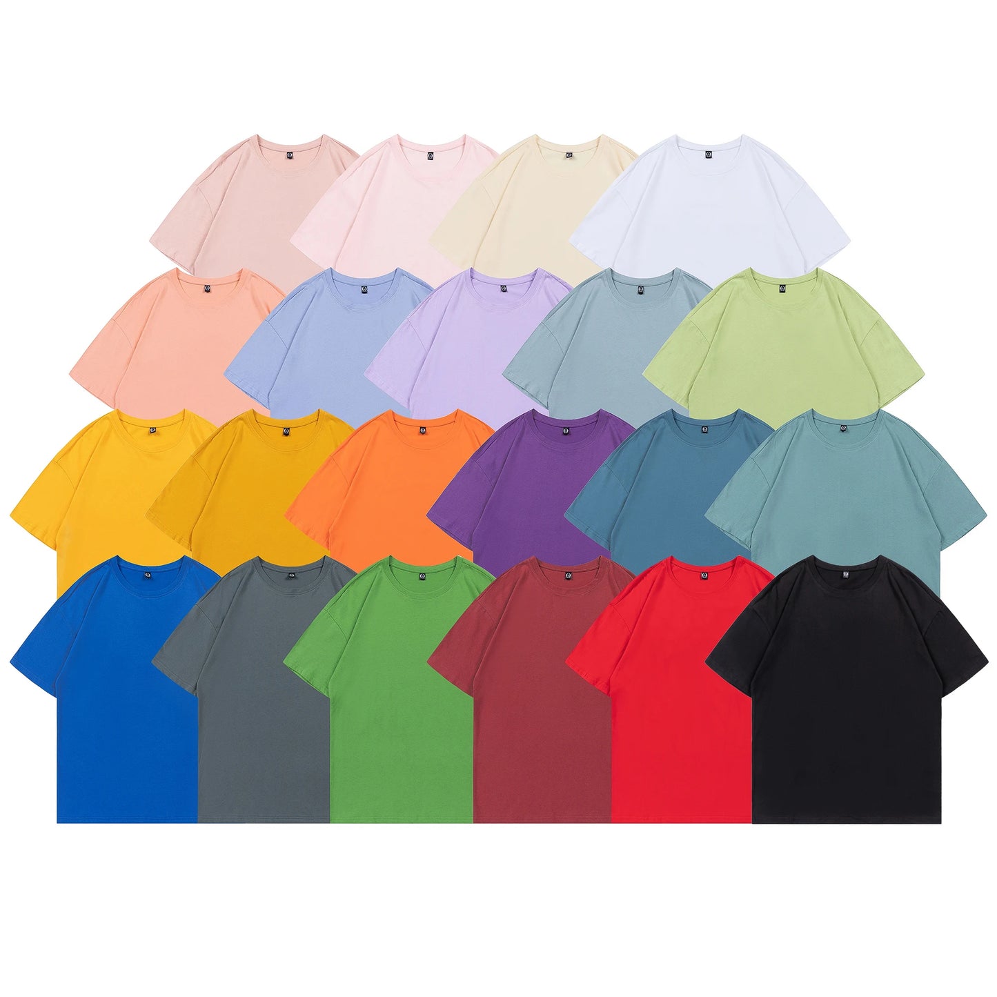 Manufacturer High Street Men's Clothing Over Sized  Heavyweight T Shirt Bulk Sale Clothing Wholesale Unisex T Shirt for Men