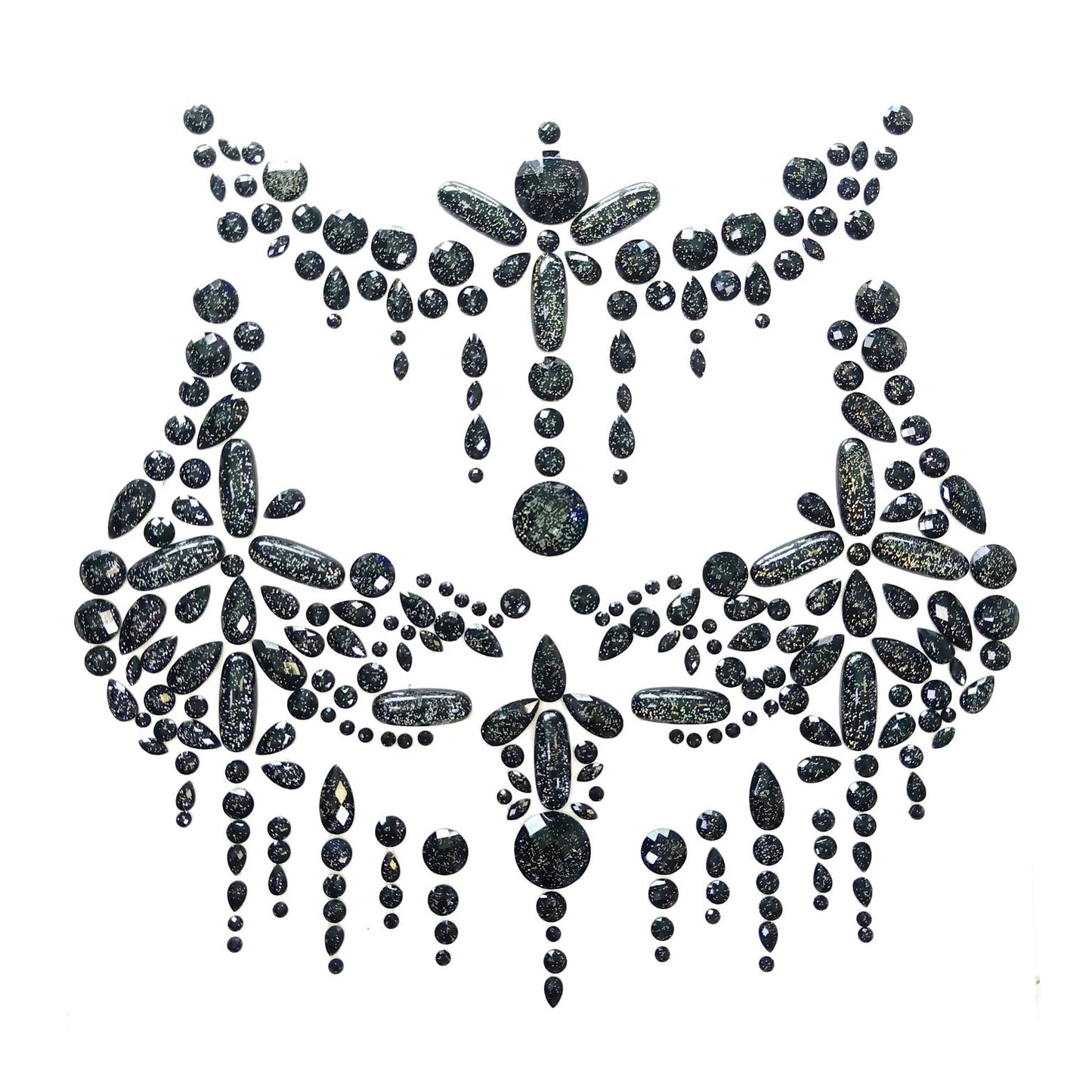 Festival Carnival Body Jewelry Temporary Tattoo Acrylic Gem Crystal Sticker Nipples Pasties Sticker for Party Decorations