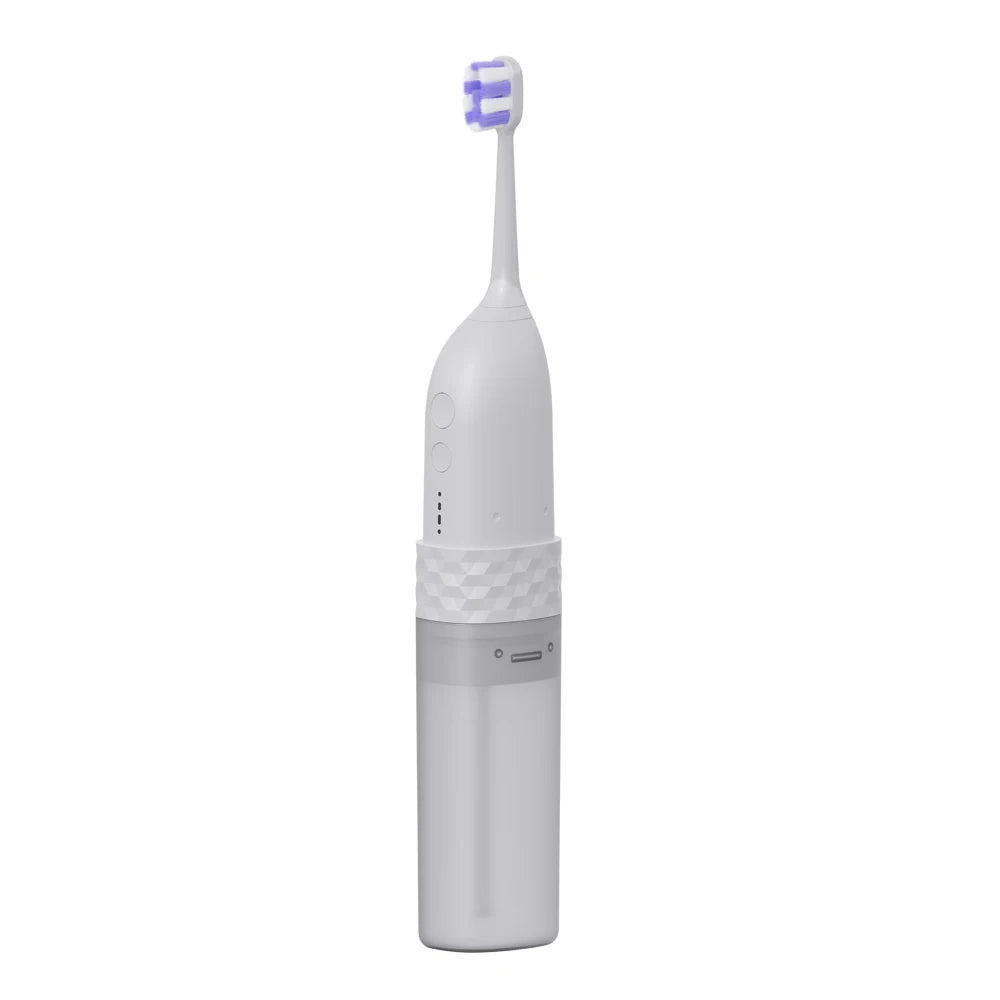 Portable 2-in-1 Sonic Electric Toothbrush & for Oral Irrigator Combo Water Dental Flosser