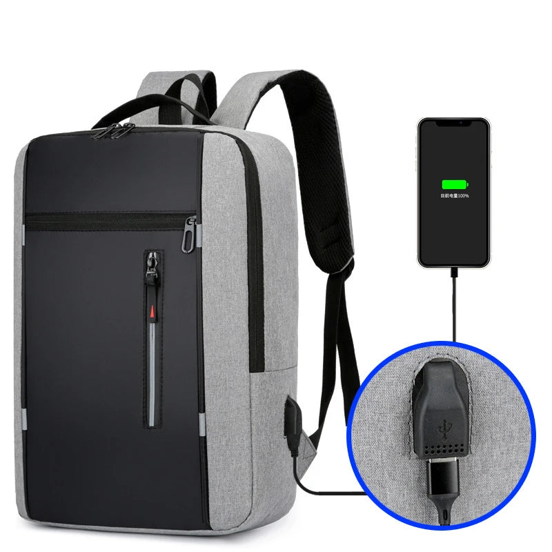 New Design Retreat Smart College Waterproof Travel Business Conference Usb Smellproof Bagpack Laptop Back Bag Pack Backpack