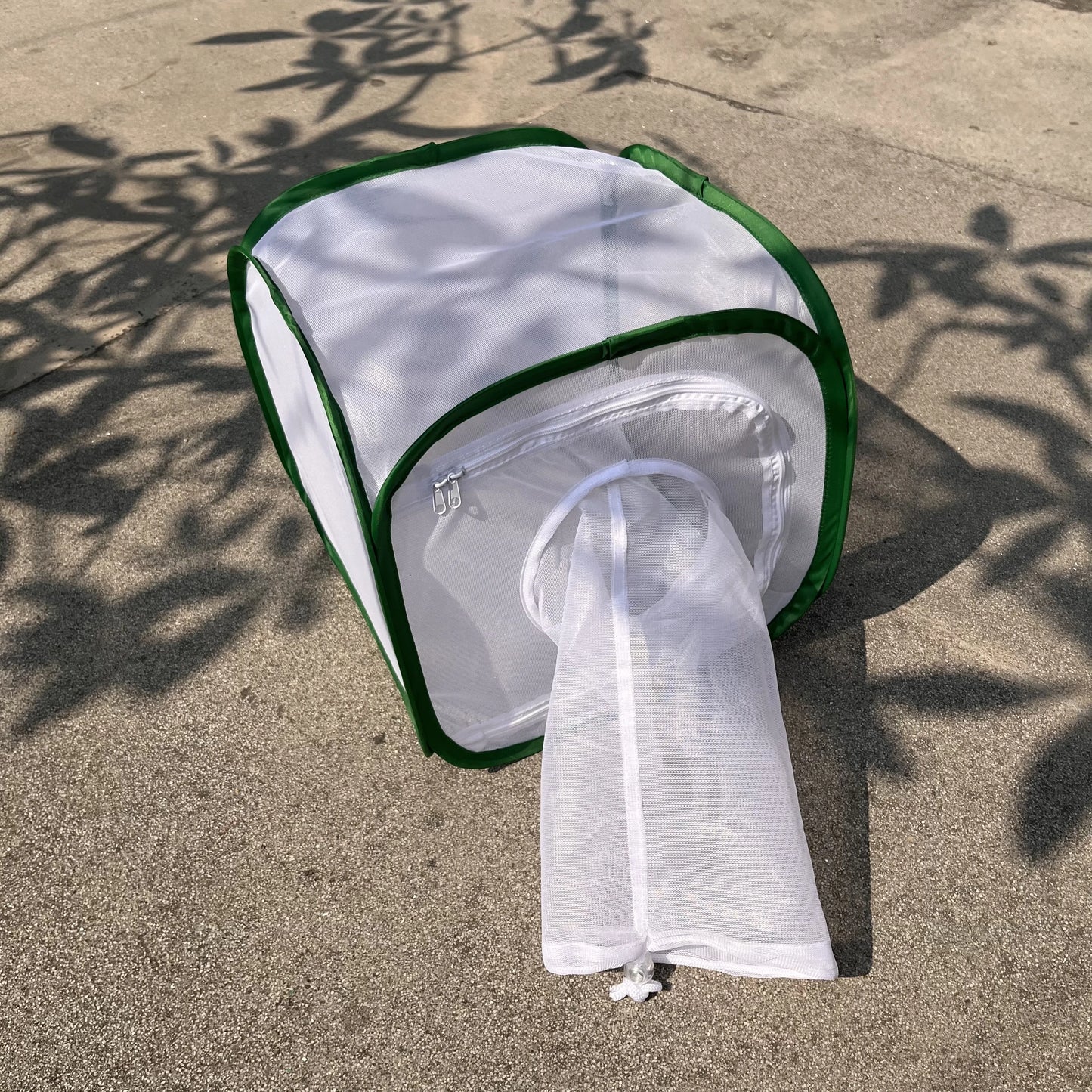 30x30x30cm Pop-up Insects Butterflies Mosquito Mantis Beetles Habitat Rearing Cages with Sleeve for Lab Reserching and Teachi