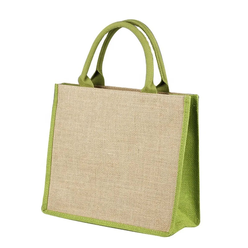 Customized Vintage Cornstarch Screen Printed Handbag and Leisure Shopping Bags
