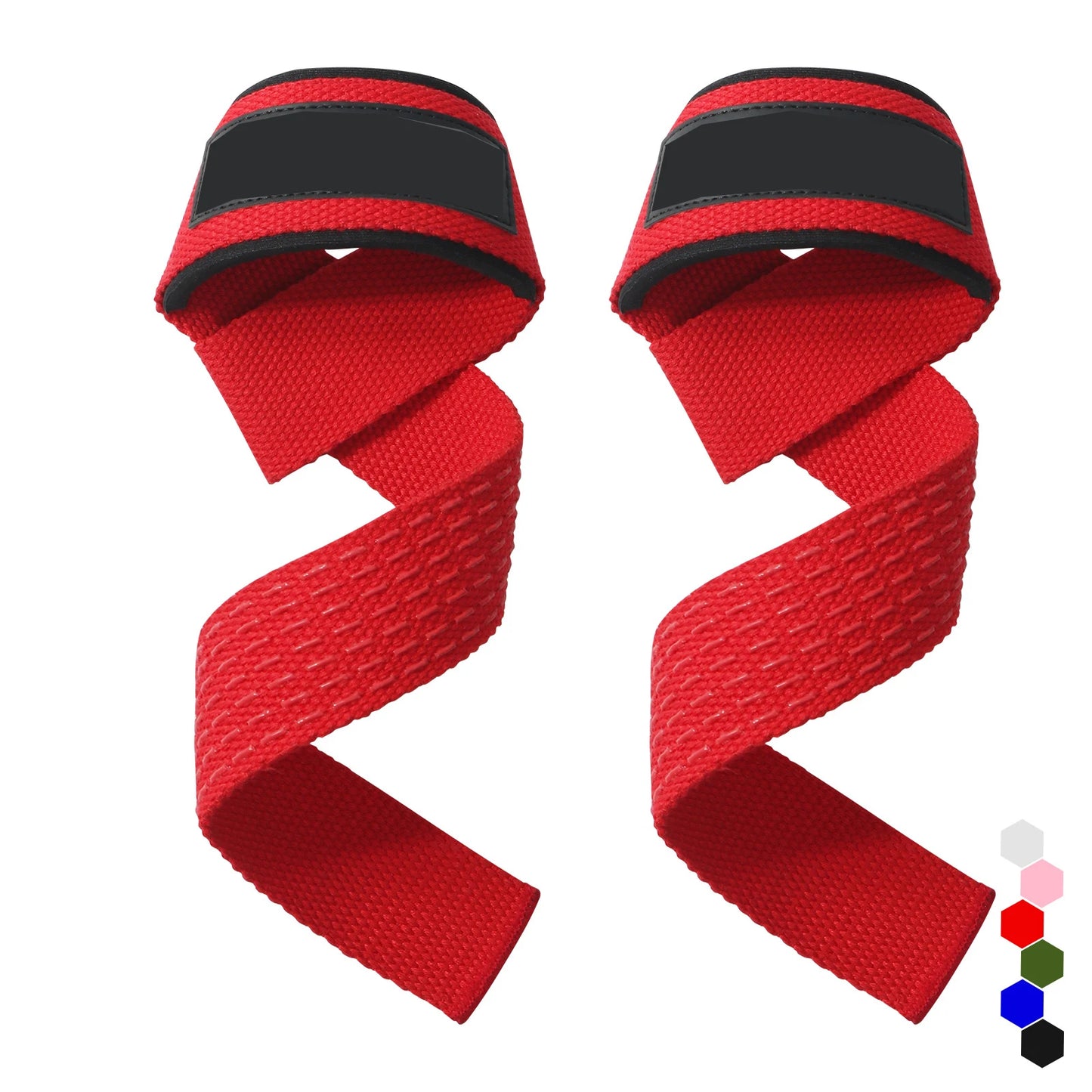 Custom Logo Adjustable Silicone Wrist Straps for Gym Strength Training Anti-Slip Weight Lifting Wraps