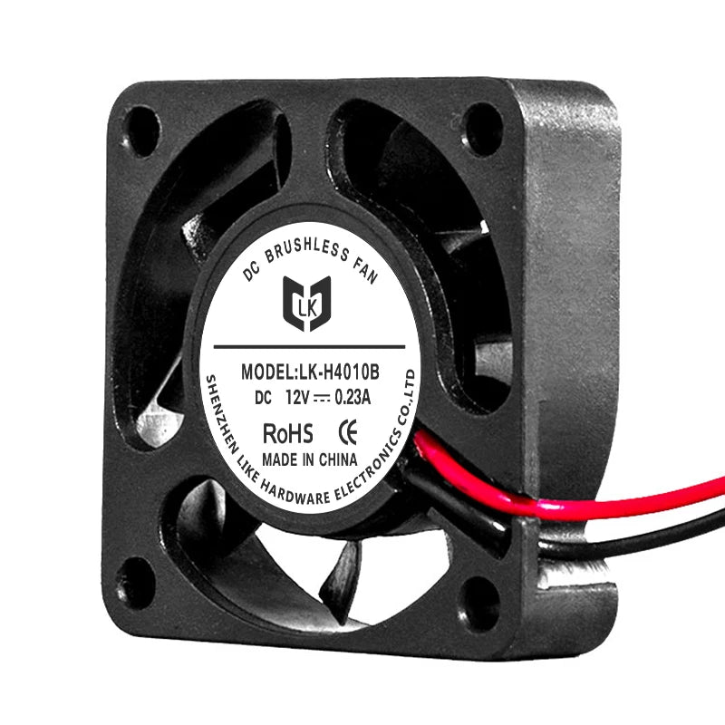 4010 40*40*10mm DC 12V 5V High Rpm Cfm Sleeve Double Ball Heatsink Fan 40