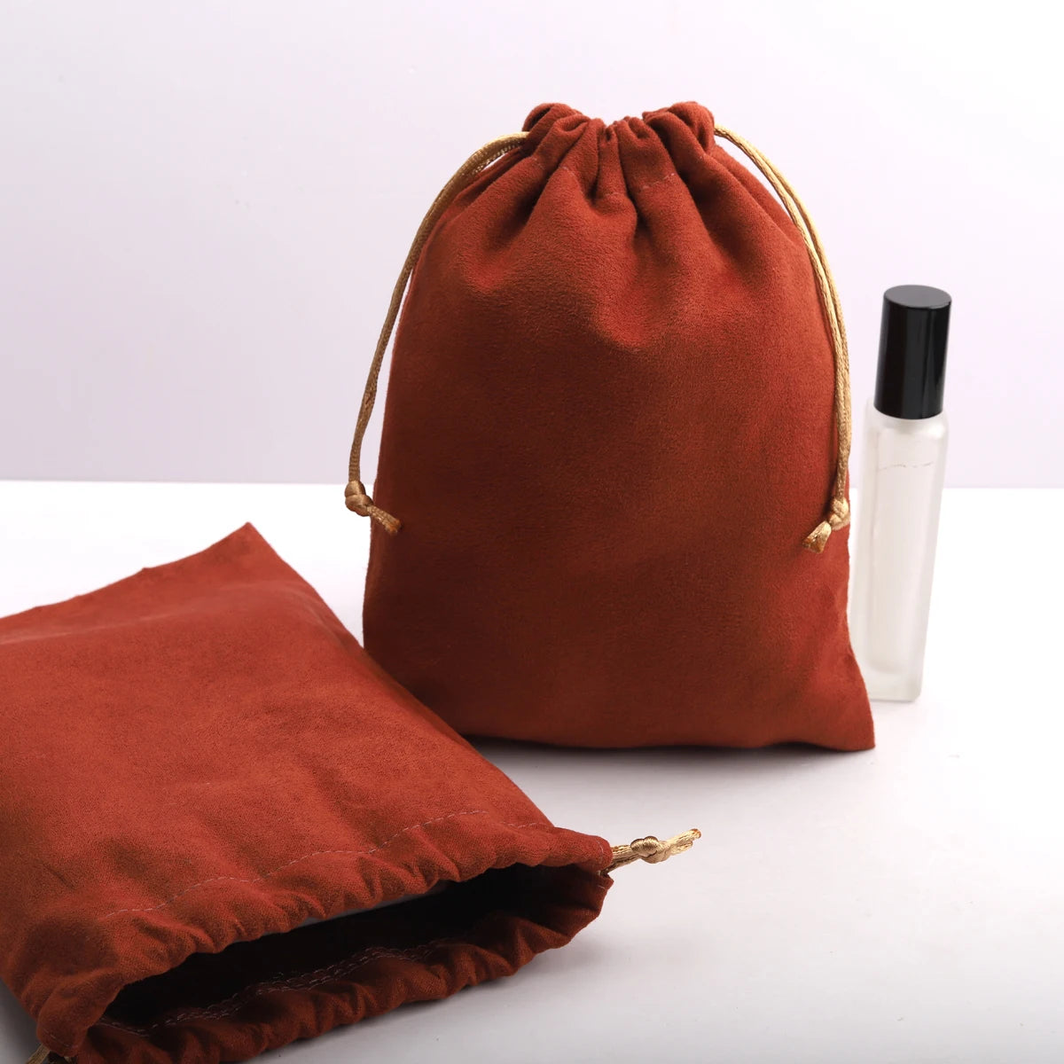 ODM Factory Suede Dust Shoe Wallet Handbag Dust Bag Reusabdle Wedding Favor Gift Packing Drawstring Suede Pouch