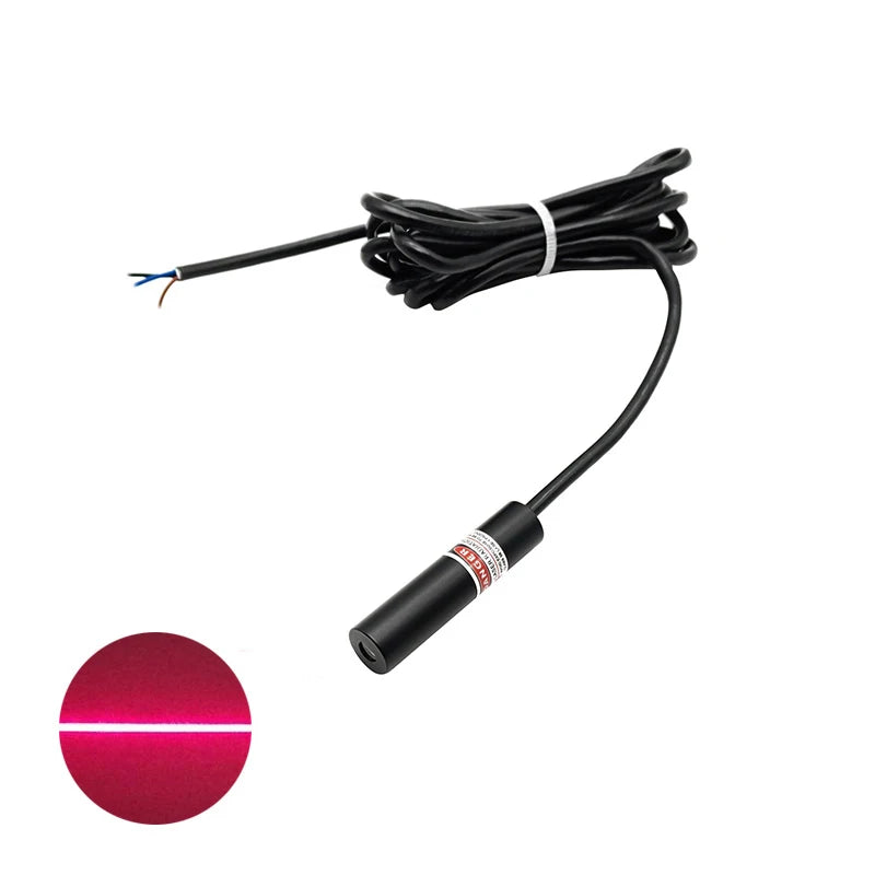 New High Stability Compact Mini D12mm 650nm 40mw 3V TTL Red Line Industrial Grade ACC Drive Type Laser Module
