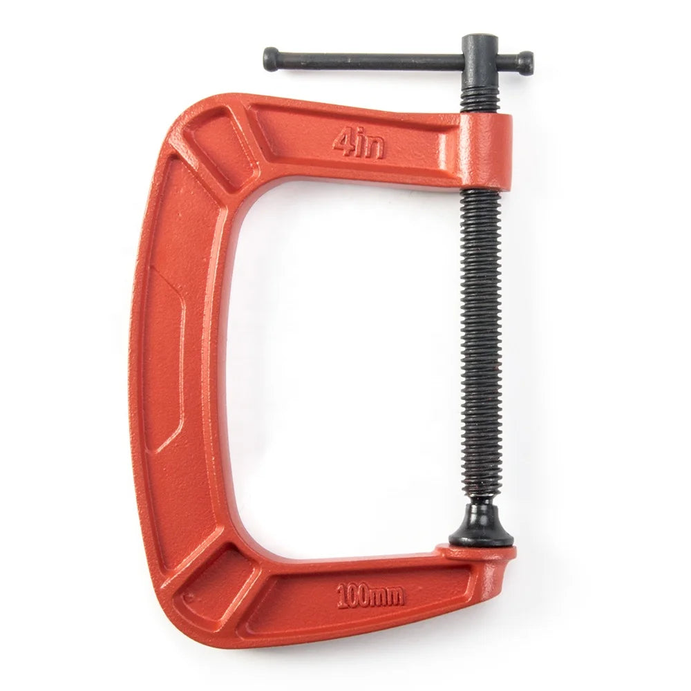 Heavy-Duty Metal G Clamps with Sliding T-Bar for Woodworking Welding Assembly-Drop Carpentor C Clamps