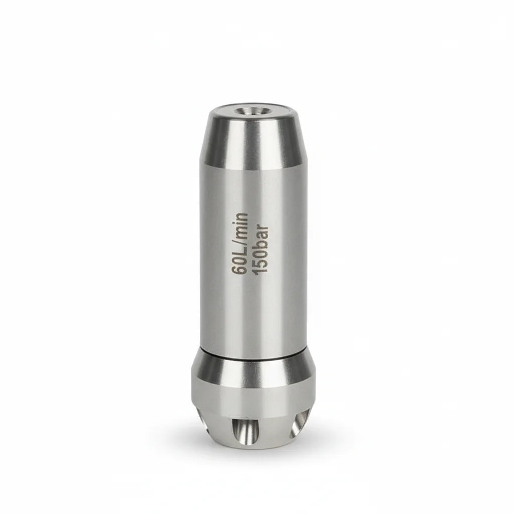 CS New 360° Rotary Sewer Jetter Nozzle with Durable Ceramic Core 1/2 Inch High Pressure Pipe Cleaning Nozzle for  Clog Remova