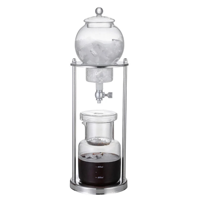 Avanti Factory Sale USA Style Ice Coffee Maker Heat Resistant Transparent Glass Coffee Drip Sets 600ml Eco-Friendly Custom Lo