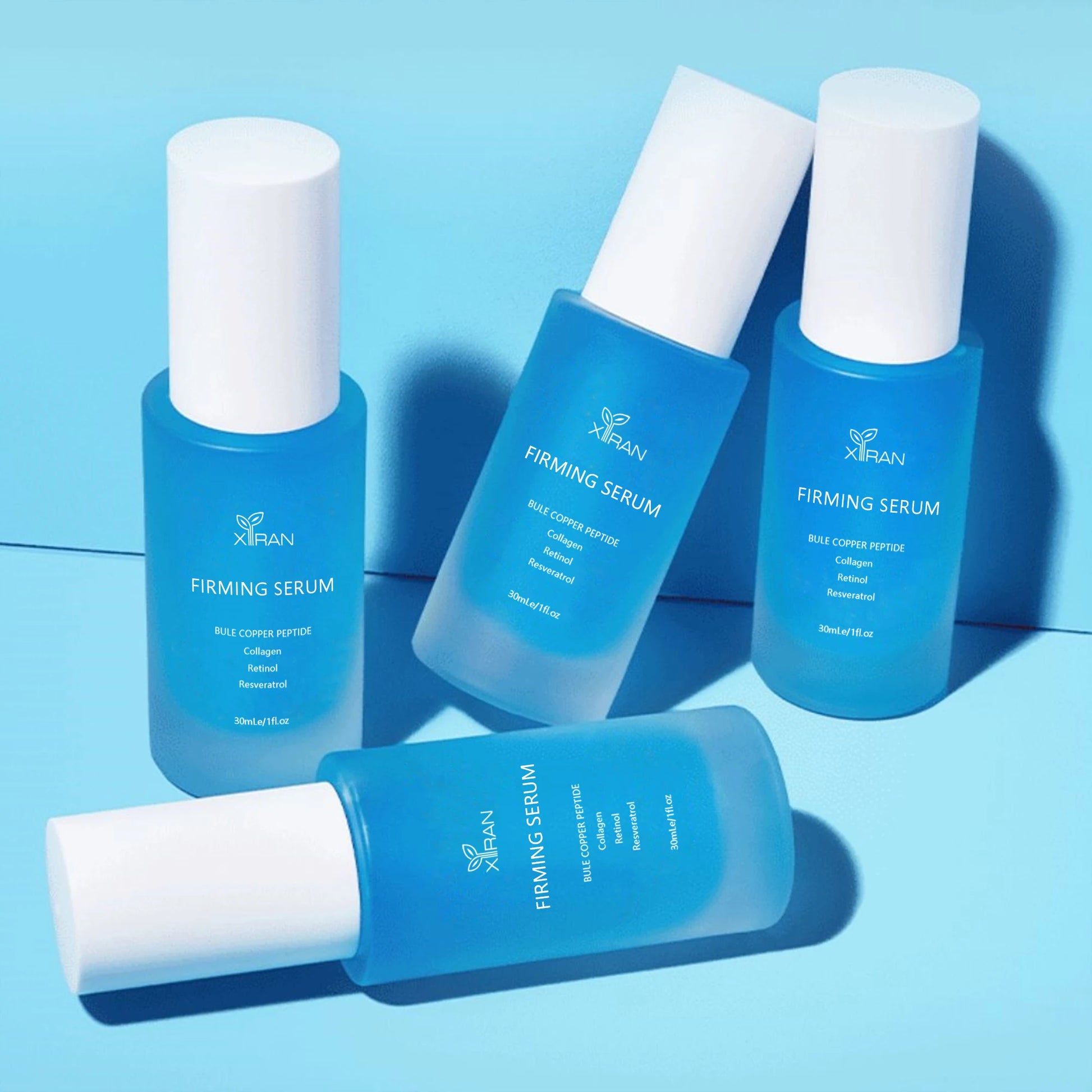 Private Label Collagen Booster Peptide with Ghk-cu Anti Aging Serum Facial Pro Blue Copper Peptide Serum