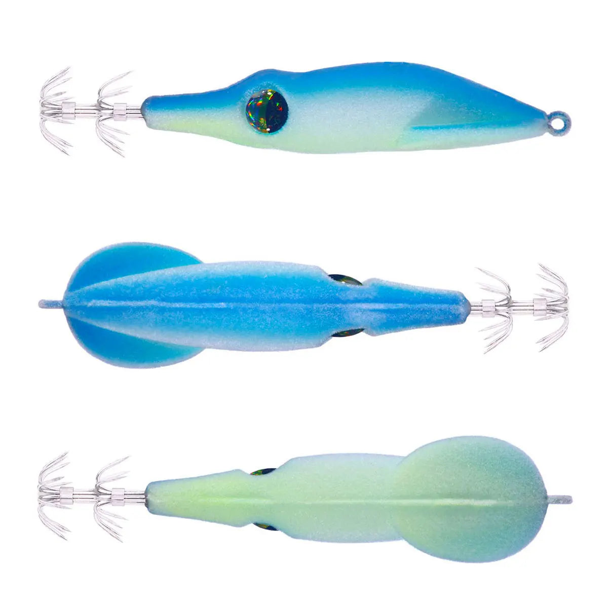 Wholesale SJ042 9.4cm 6g Artificial Shrimp Baits Sea Saltwater Octopus Squid Jig Fishing Lures