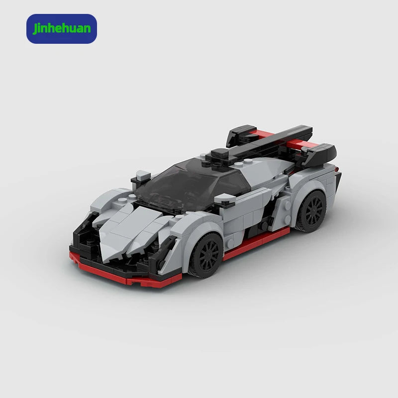 China Moc Kids Toy Bricks Game Grey Supercar Model Toys for Boy Kids Eco-Friendly Building Block Sets Car