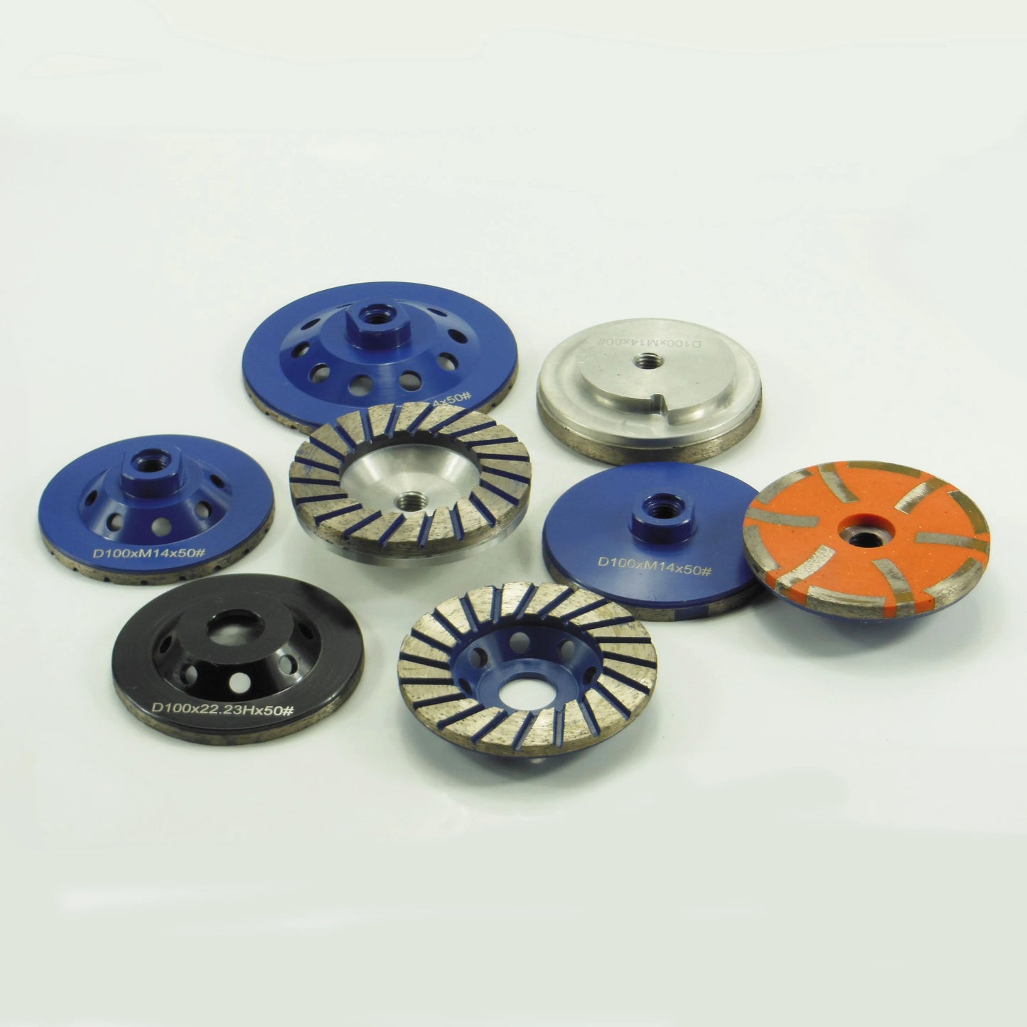 Professional Grade Fullux Diamond Cup Abrasive Disc High Sharpness Long Tool Life 3-Year Warranty 100/125mm Diameter for Gran