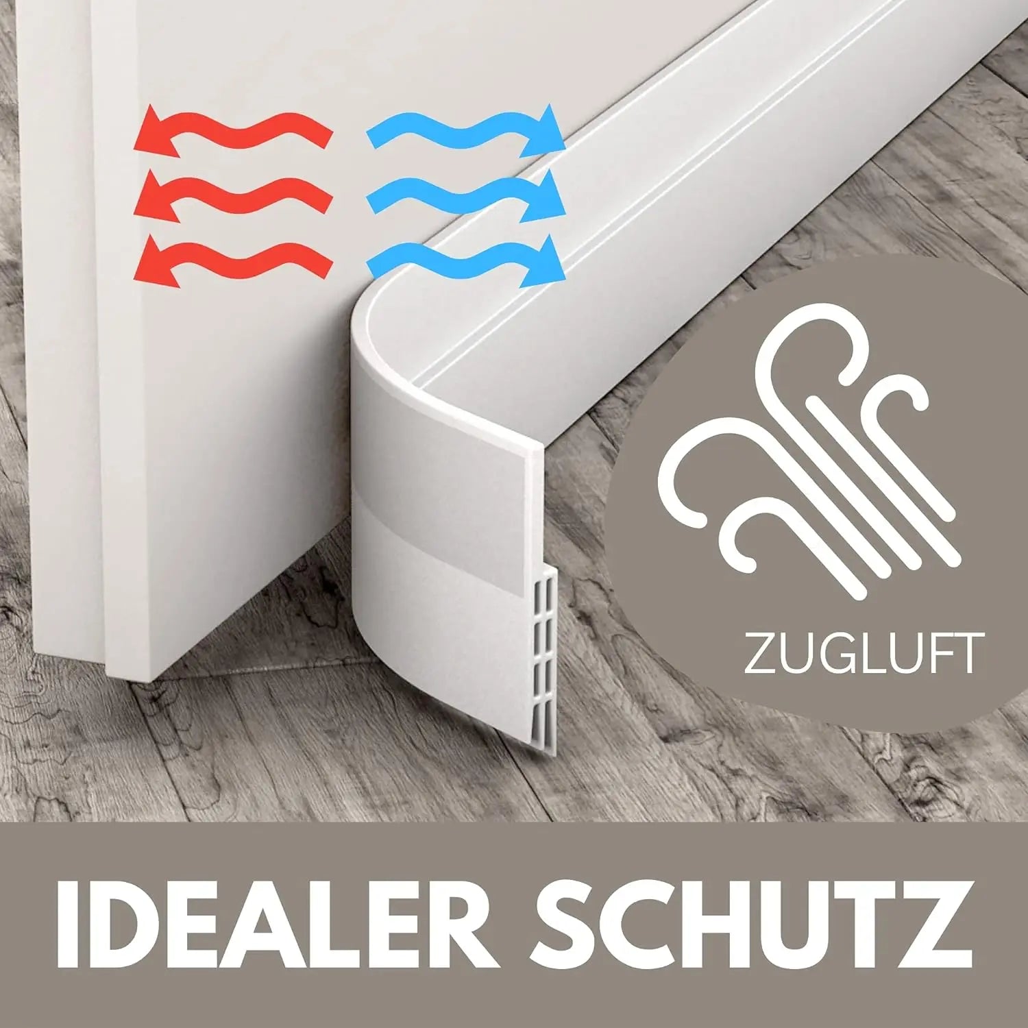 Premium Self-Adhesive Door Seal Door Seal Bottom Sealing Tape for Doors Door Draught Excluder for Sound Protection