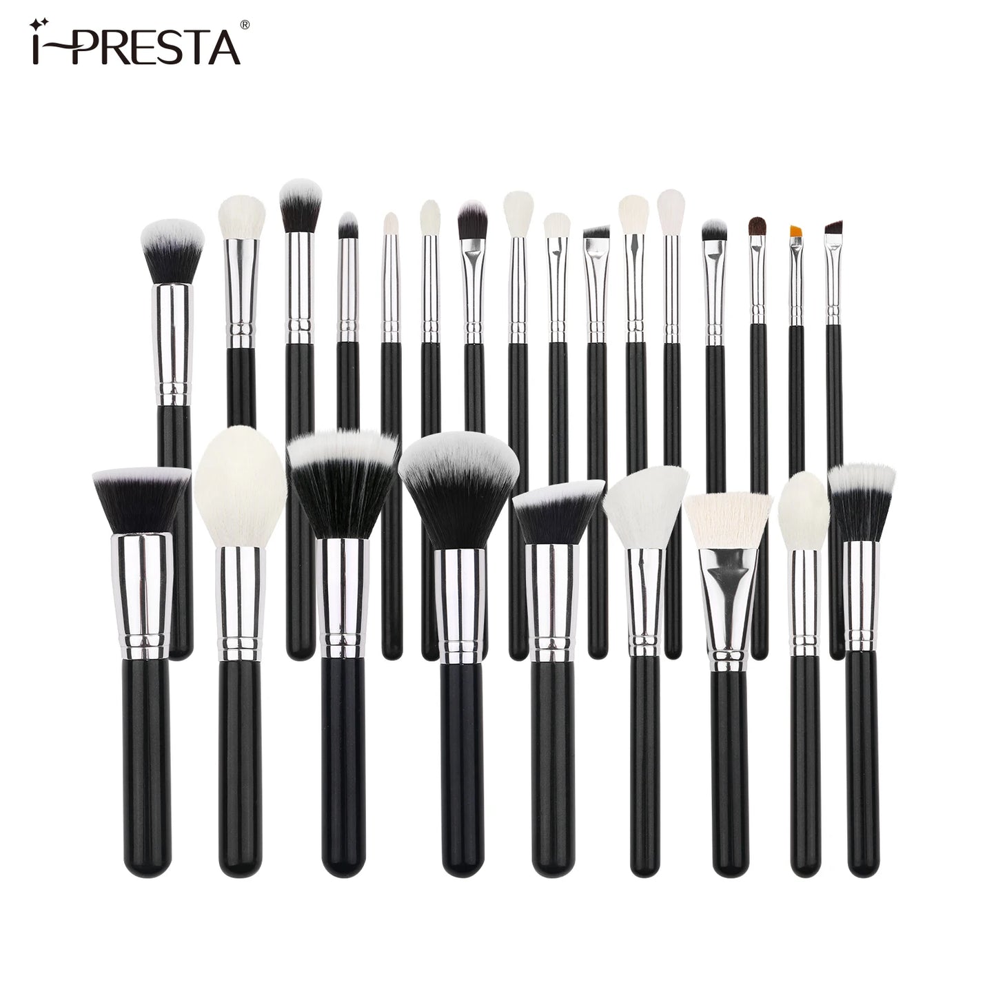 2024 Makeup Brush Set 25pcs Premium Cosmetic Brush for Foundation Blush Concealer Eye Shadow Eyebrow Black Make up Brush