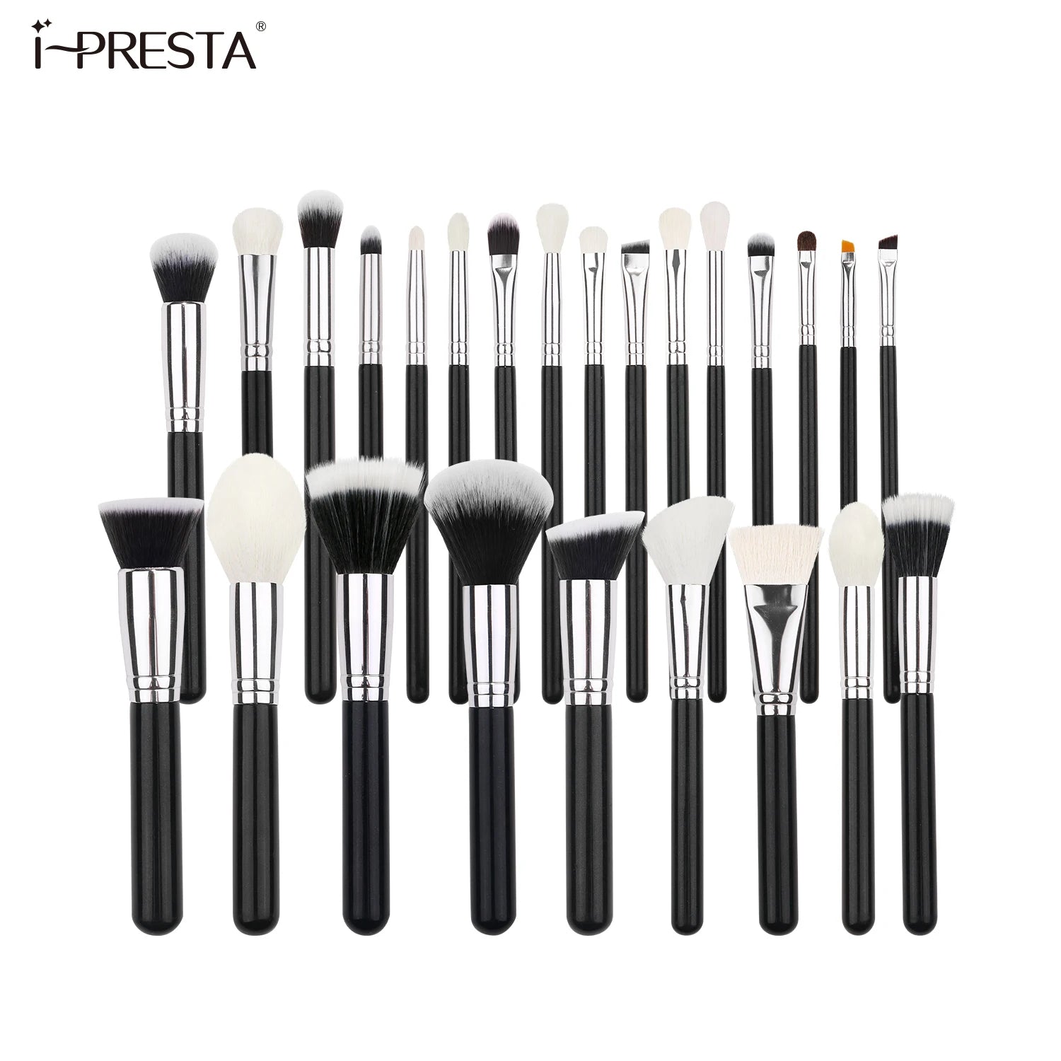 2024 Makeup Brush Set 25pcs Premium Cosmetic Brush for Foundation Blush Concealer Eye Shadow Eyebrow Black Make up Brush