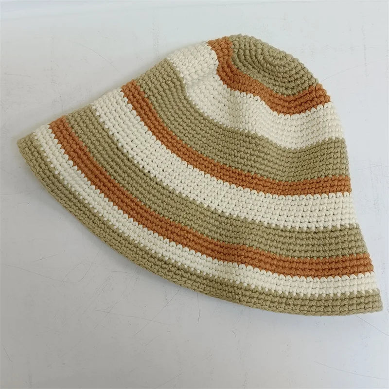New Style Hand Knitting Baby Beanie Kids Hat Children Sunhat for Spring Autumn