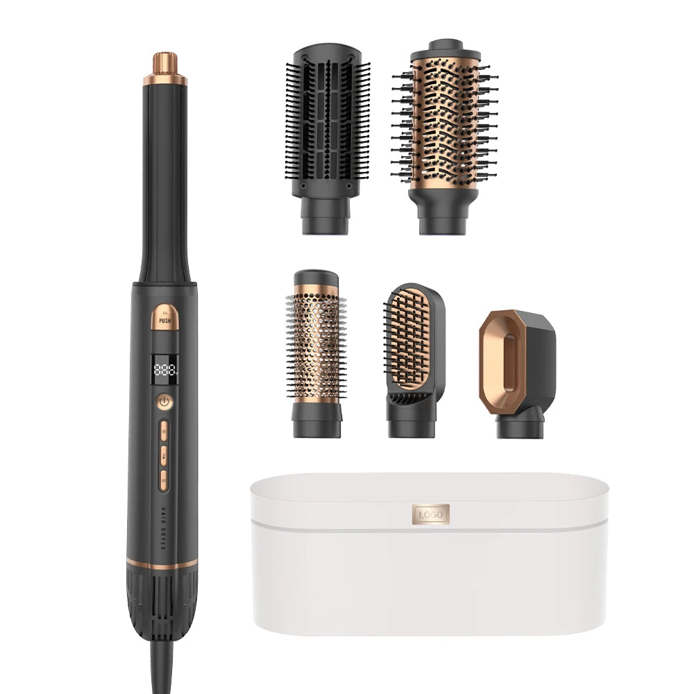 Fast Drying Multi Styler Long De Cheveux Multi Haar Styler 5 in 1 Fohn Titanium air Styler with Changing Head Gift Set